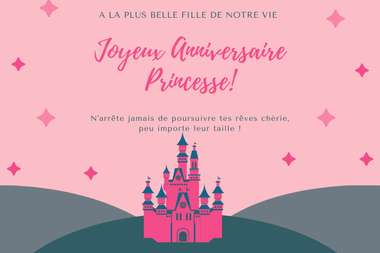 Joyeux Anniversaire Princesse-160 Partageable Souhaits 2024