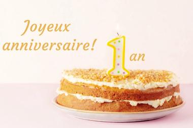 Joyeux Anniversaire 1 An Collection Unique